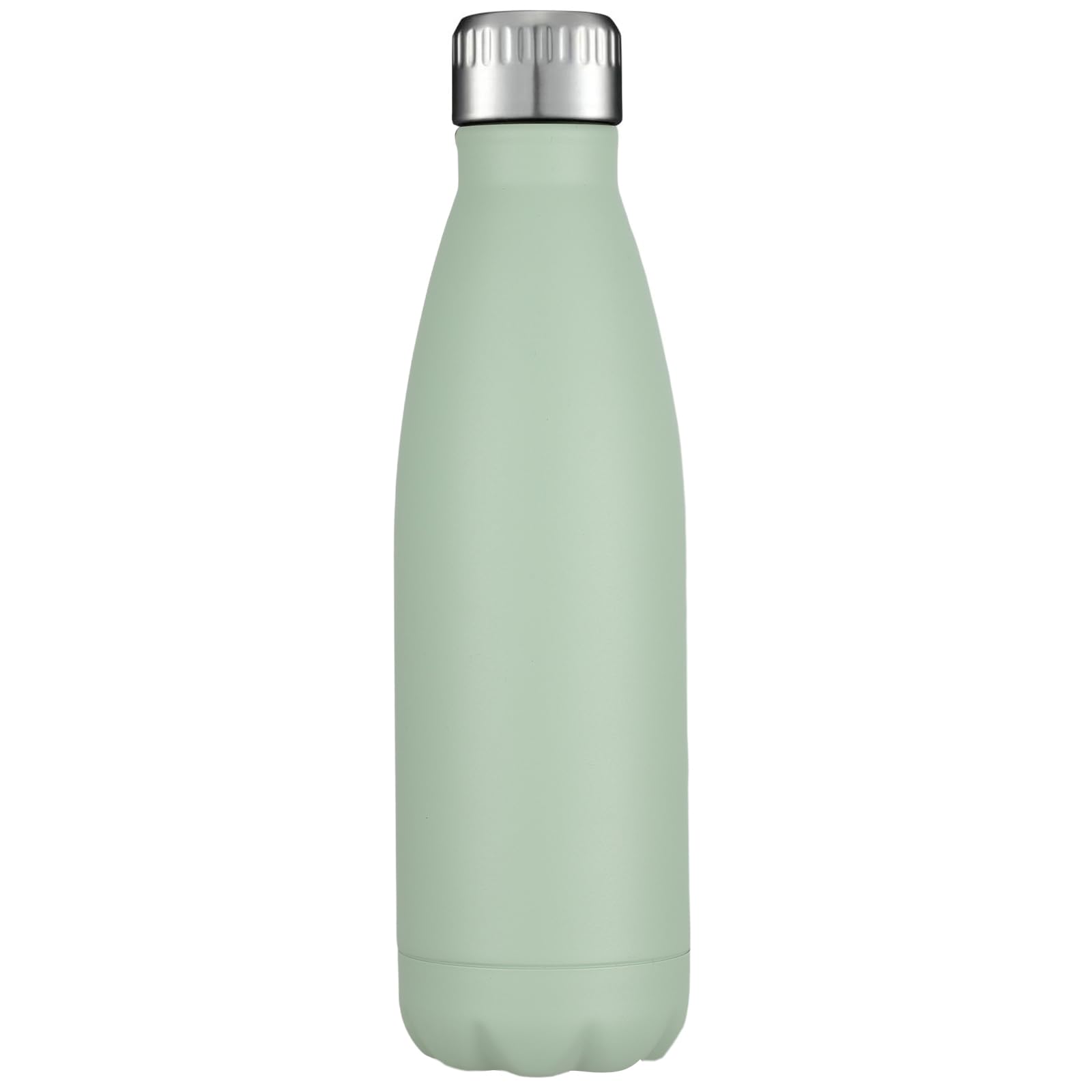 HASLE OUTFITTERS 17oz Stainless Steel Water Bottles Bulk, Vacuum Insulated Water Bottles Double Walled Powder Coated Reusable Metal Sports Water Bottles Keep Drinks Hot and Cold, White, 8Packs