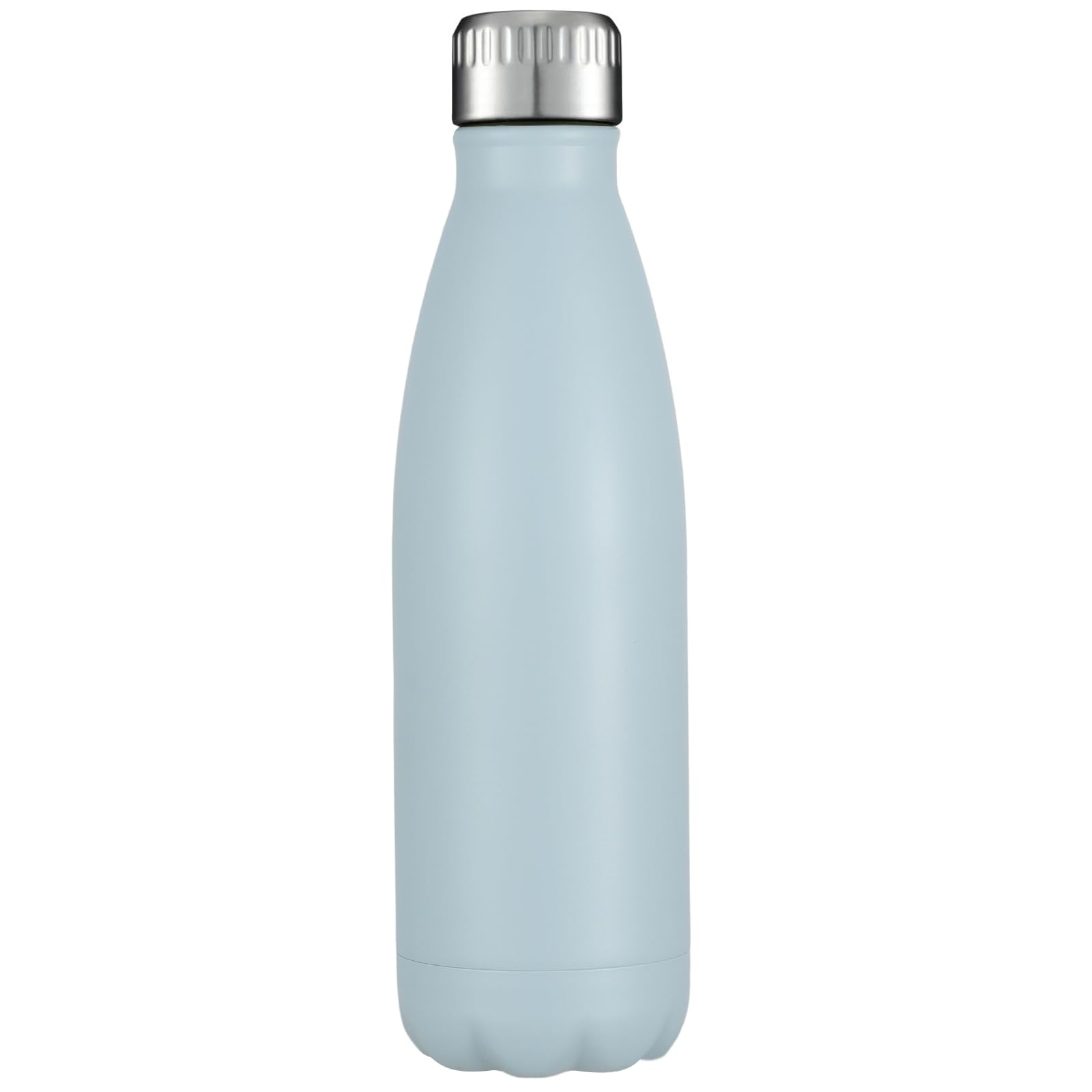 HASLE OUTFITTERS 17oz Stainless Steel Water Bottles Bulk, Vacuum Insulated Water Bottles Double Walled Powder Coated Reusable Metal Sports Water Bottles Keep Drinks Hot and Cold, White, 8Packs