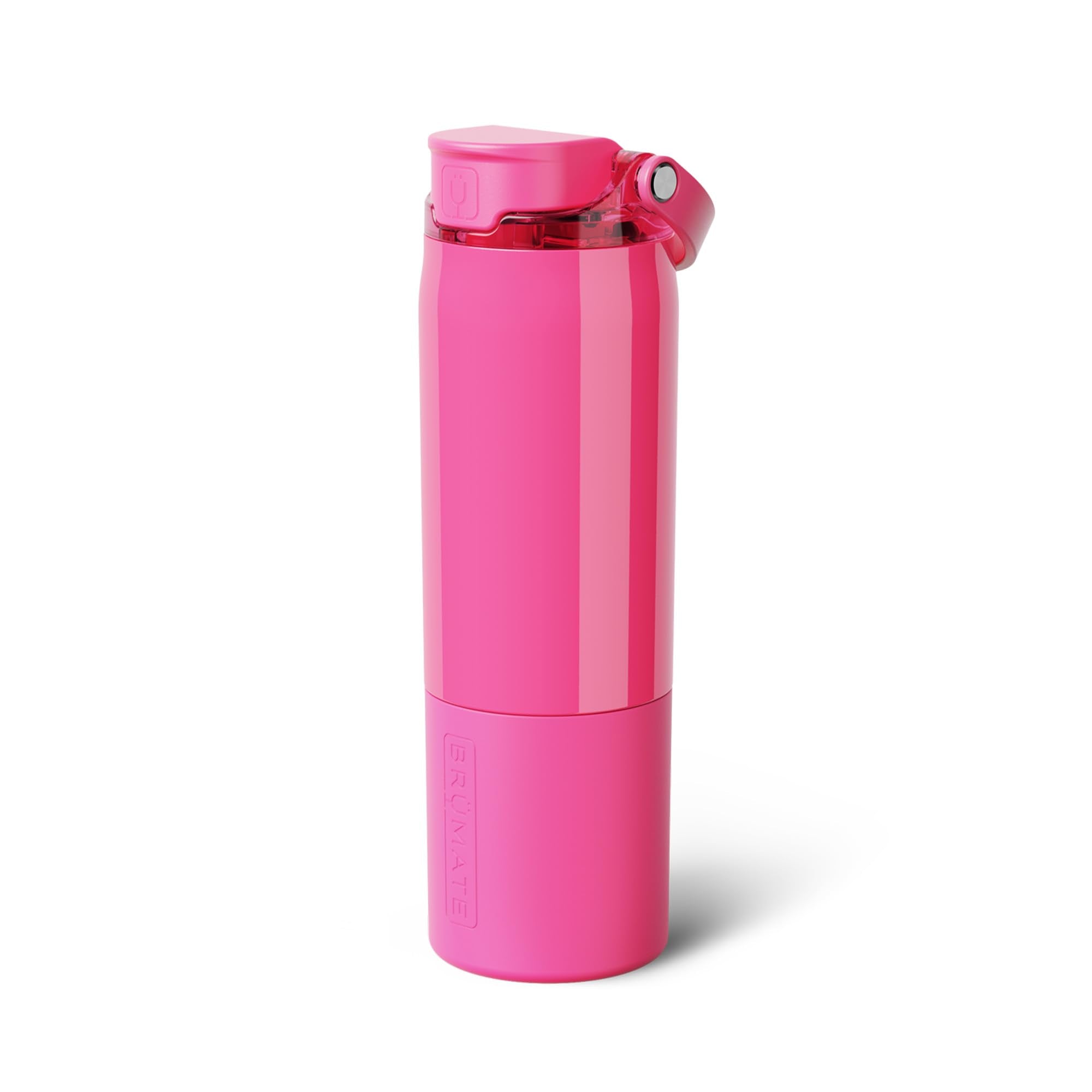 BrüMate Rise 35oz Water Bottle With Covered Silicone Straw | 100% Leakproof Insulated Water Bottle | Soft Sip Silicone Spout | Made of Stainless Steel | 35oz (Rose Taupe)
