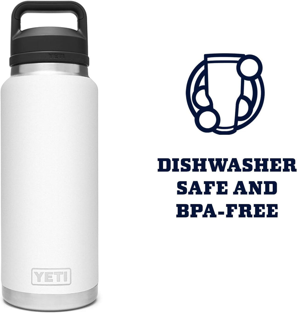 YETI Rambler 36 oz Bottle, Vacuum Insulated, Leakproof, Stainless Steel with Chug Cap