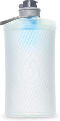 HydraPak Flux+ 1.5L Filter Kit - Collapsible Backpacking Water Bottle - BPA Free, Ultra Light, Spill-Proof Twist Cap, Clear