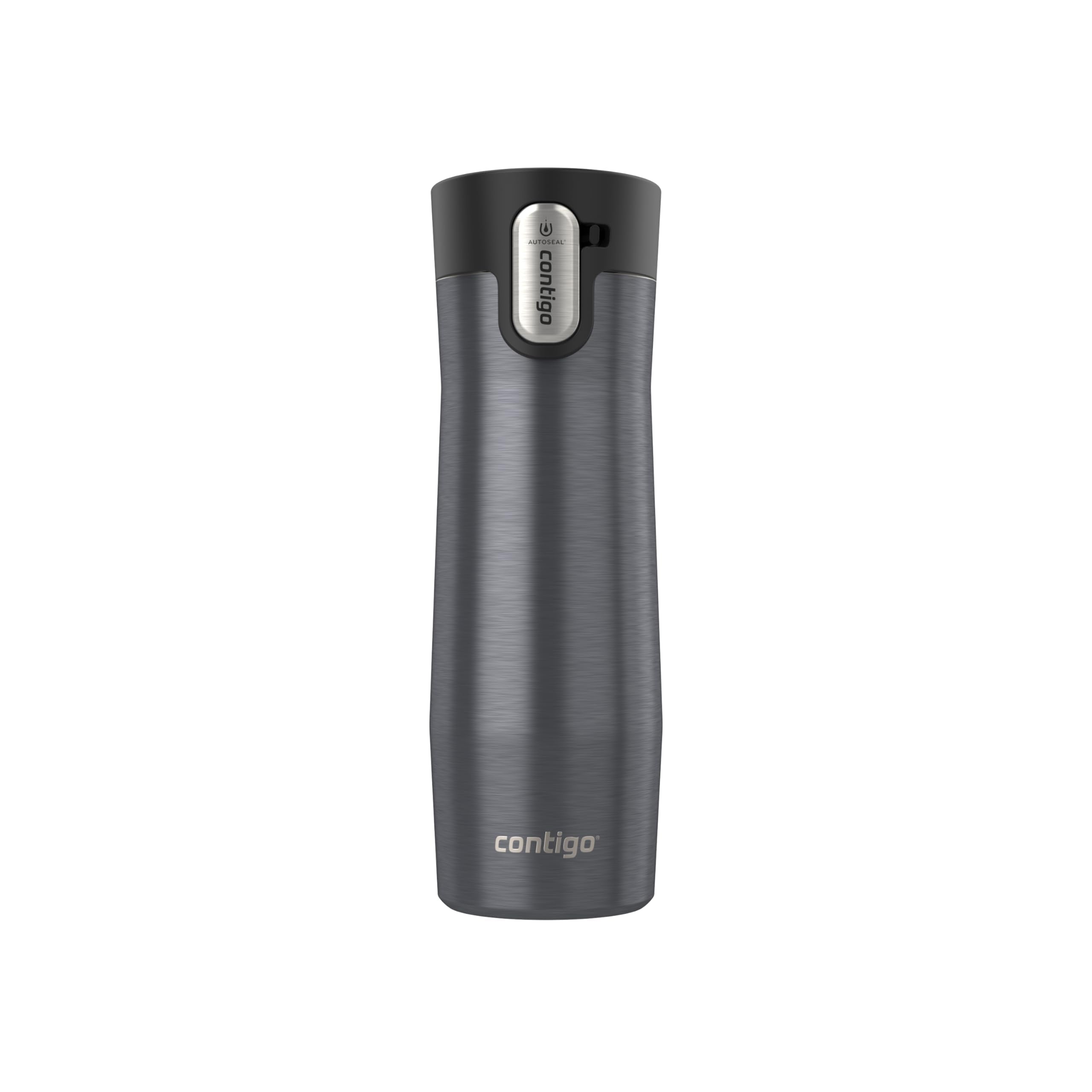Contigo AUTOSEAL West Loop Vacuum-Insulated Stainless Steel Travel Mug with Easy-Clean Lid, 20 oz, 2-Pack