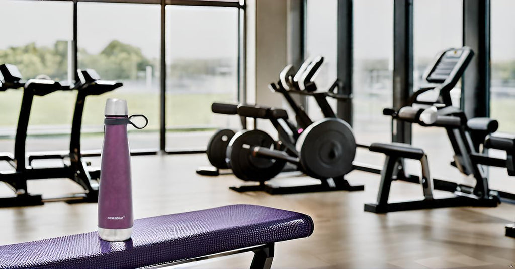 Insulated Water Bottle - On-The-Go Refillable Stainless Steel Water Bottles For Adults, Reusable Thermos Travel Tumbler With Leak-proof Lid For Hot & Cold Beverages (17Oz. Purple)