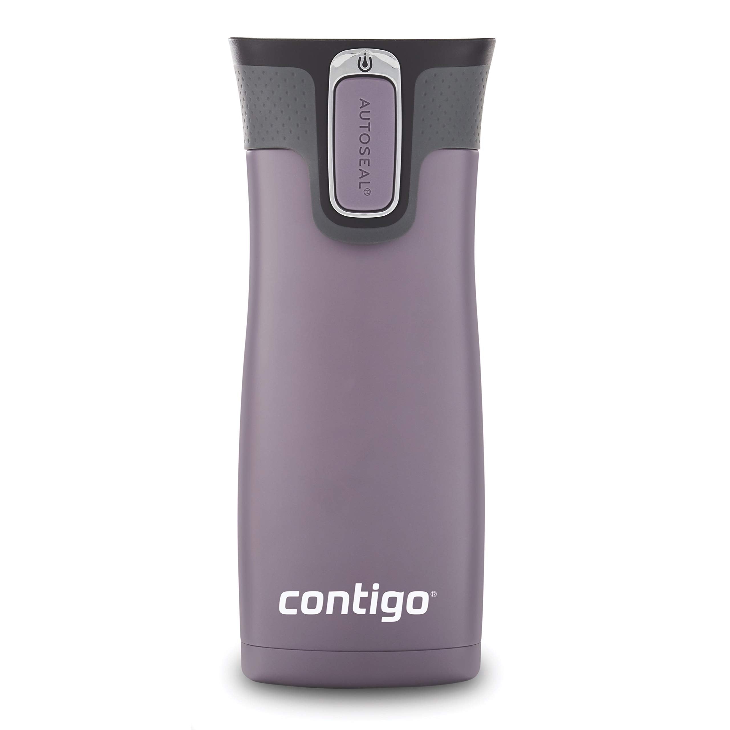 Contigo AUTOSEAL West Loop Vacuum-Insulated Stainless Steel Travel Mug with Easy-Clean Lid, 20 oz, 2-Pack